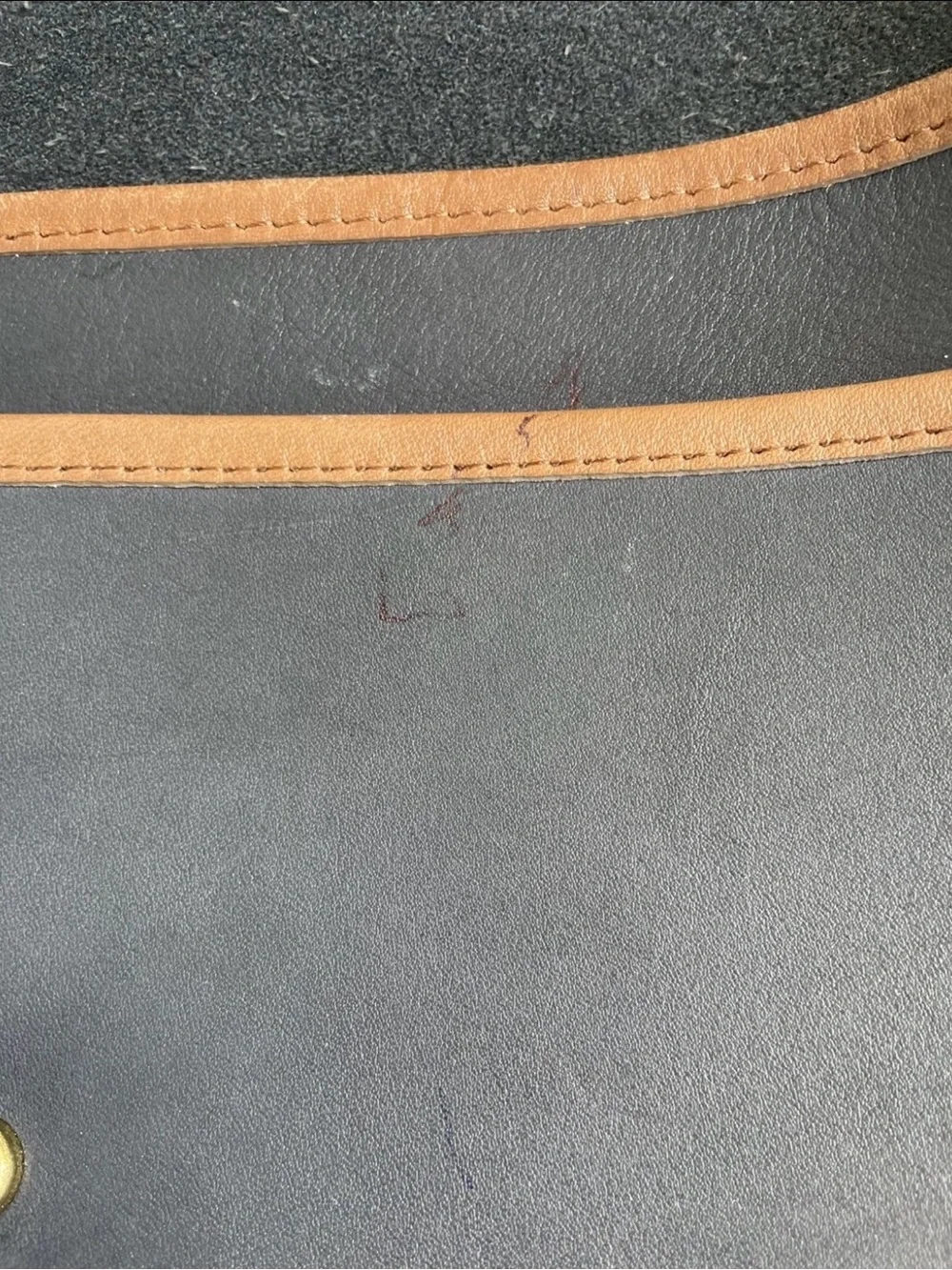 Vintage Authentic Coach Legacy Glove Tanned Leather Flap Clasp Purse 80's / 90's